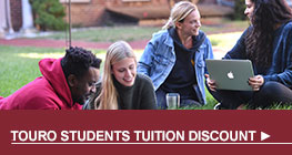 Touro Students Discount Button